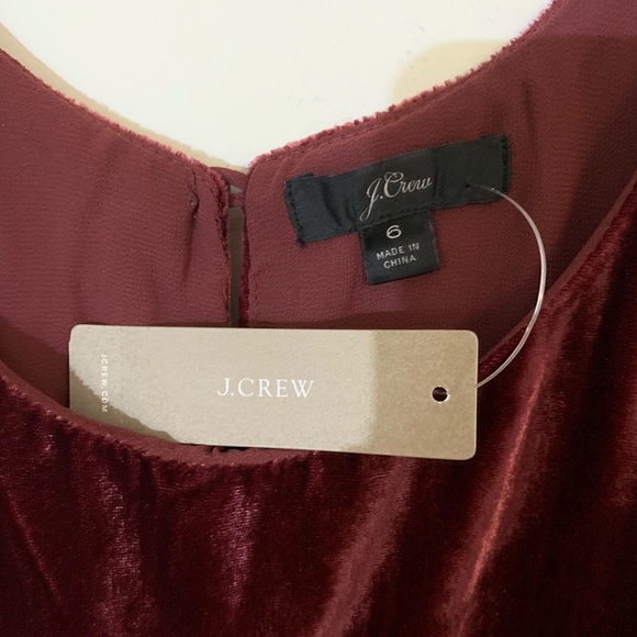 J. Crew Velvet Red Tank Top - Picture 5 of 5